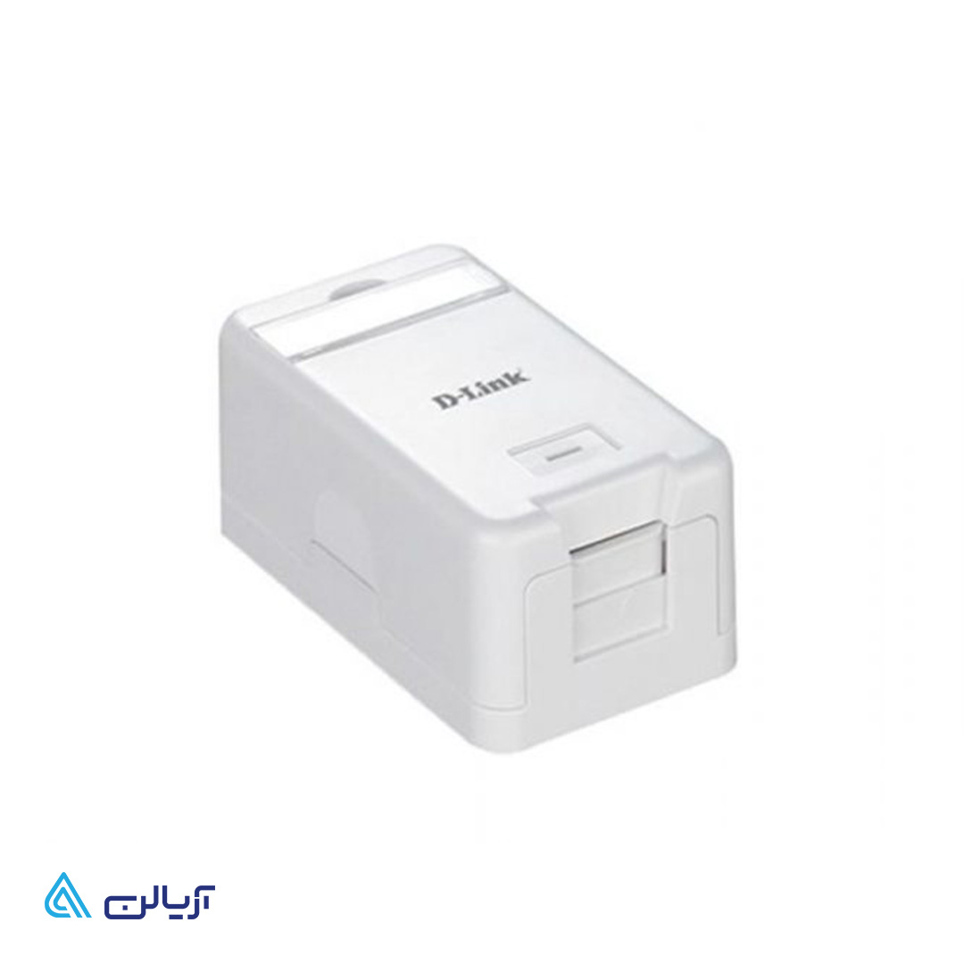 جعبه پریز شبکه رو کار تک پورت دی-لینک NKB-1WHI11