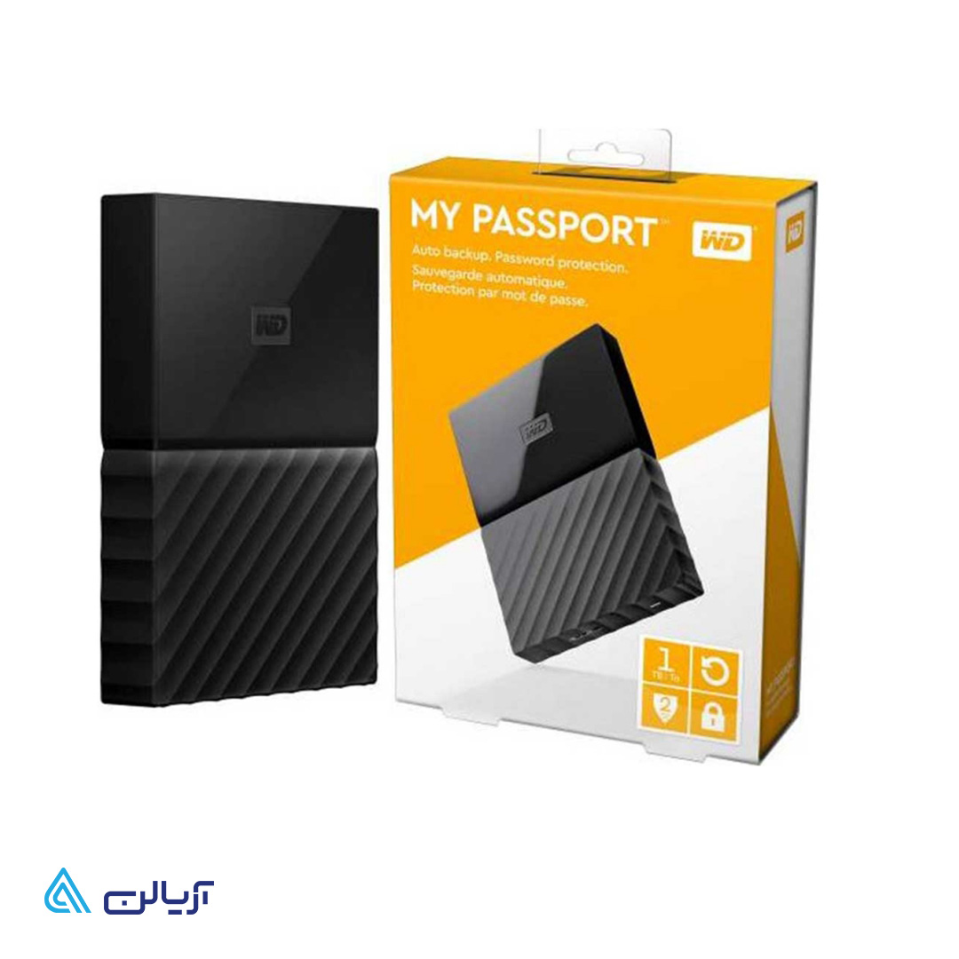 هارد اکسترنال وسترن دیجیتال مدل My Passport WDBYNN0010B ظرفیت 1 ترابایت