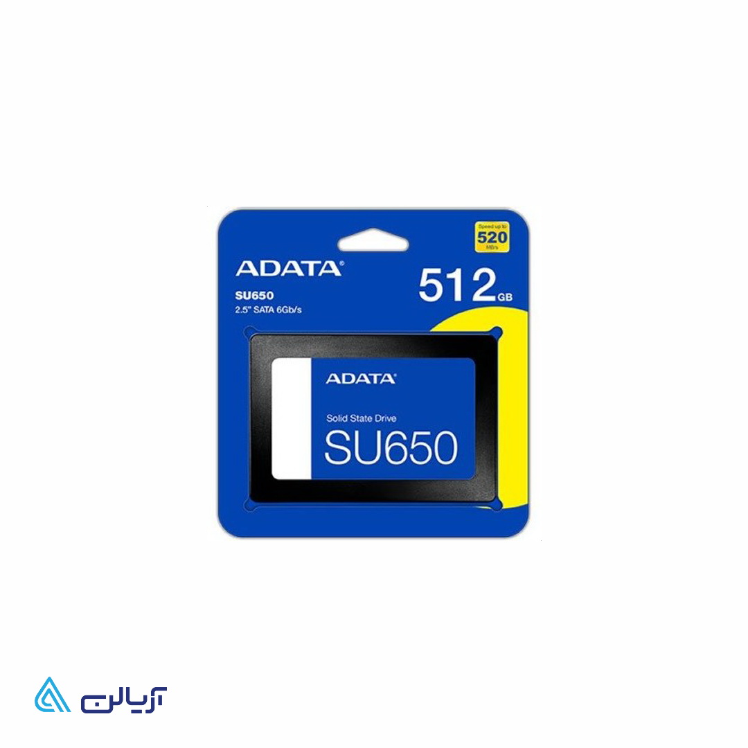 حافظه اس اس دی اینترنال ای دیتا مدل SU650 ظرفیت 512 گیگابایت
