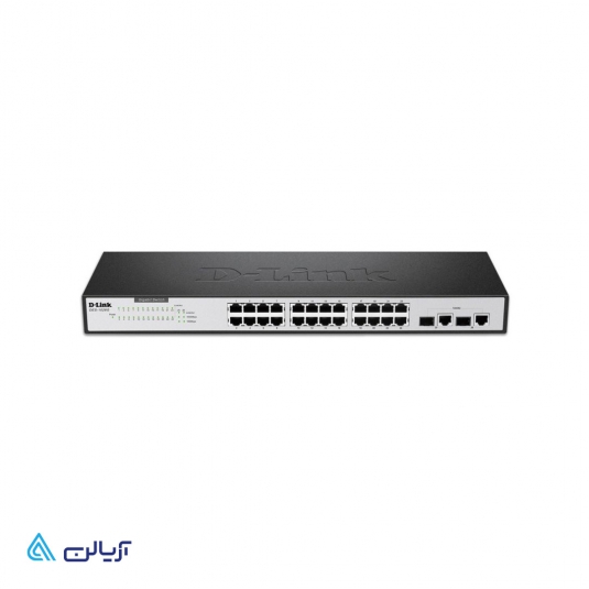  سوییچ 24 پورت به همراه 2 پورت Combo دی-لینک مدل DES-1026G 