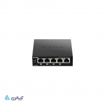 سوئیچ غیر مدیریتی ۵ پورت گیگابیت با ۴ پورت PoE دی لینک مدل DGS-1005P