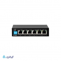 سوئیچ 6 پورت +PoE دوربرد مدل DGS-F1006P دی لینک