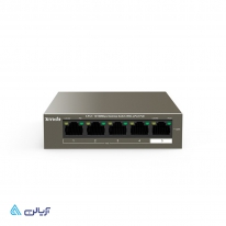 سوئیچ شبکه 5 پورت تندا مدل Tenda TEF1105P