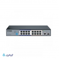 سوئیچ 16 پورت دی لینک DES-F1016P-E