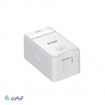 جعبه پریز شبکه رو کار تک پورت دی-لینک NKB-1WHI11