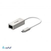 مبدل USB-C دی لینک مدل DUB-E130 به اترنت گیگابیت