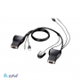 سوییچ 2 پورت USB KVM دی-لینک مدل KVM-221 با جک 3.5 میلی‌متری صدا